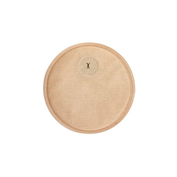 The back of a stoma cap