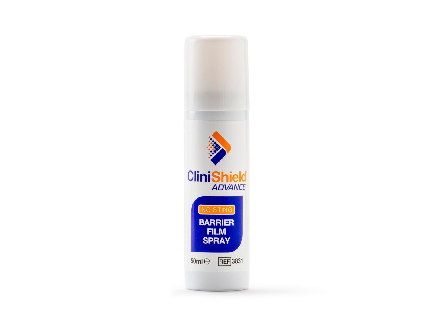 A can of CliniShield Advance barrier film spray.