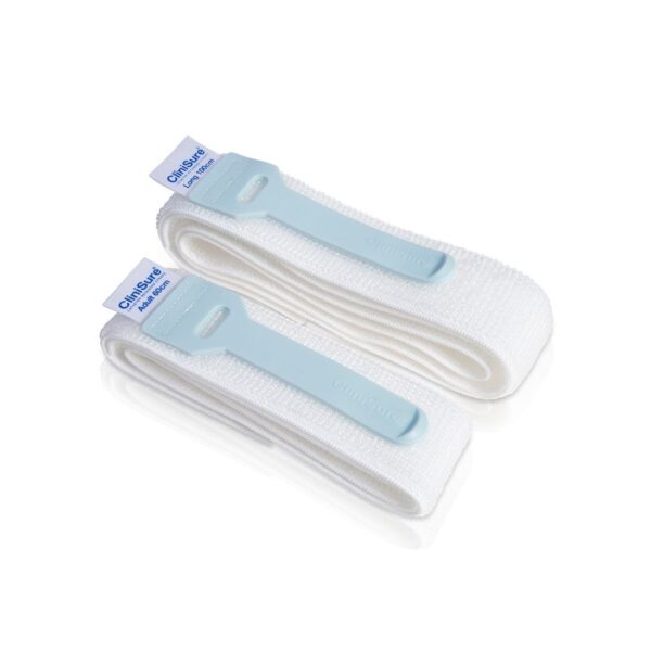 CliniSure catheter retaining strap folded