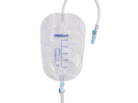 A CliniSure Sterile Leg Bag