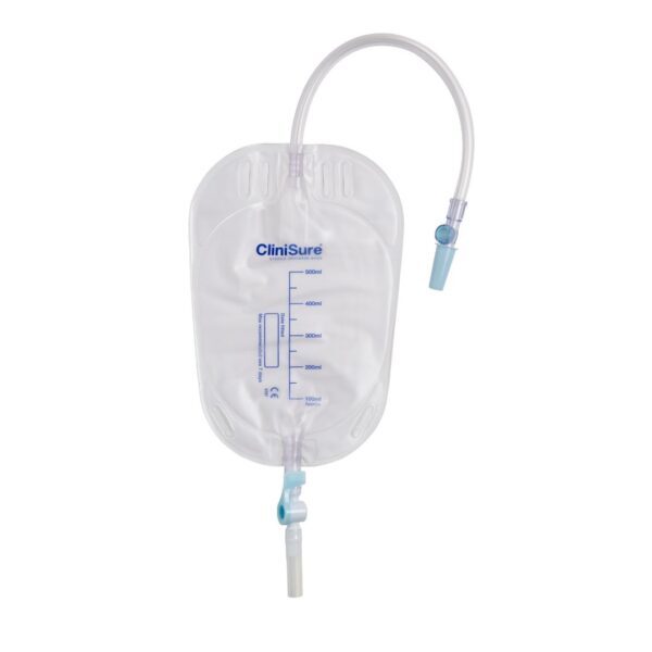 A CliniSure Sterile Leg Bag