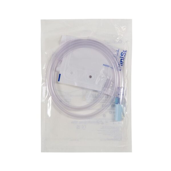 A CliniSure Sterile Night drainage bag in its packaging
