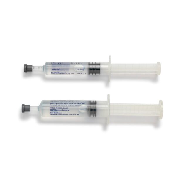 Two syringes of Instillagel
