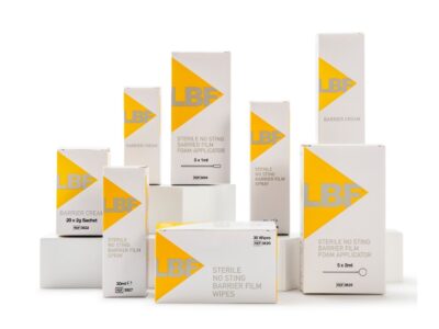 The full range of LBF Sterile Barrier Films and Barrier Creams