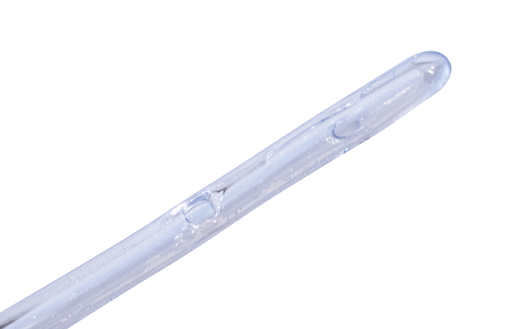A close up of a Curan Advantage catheter tip