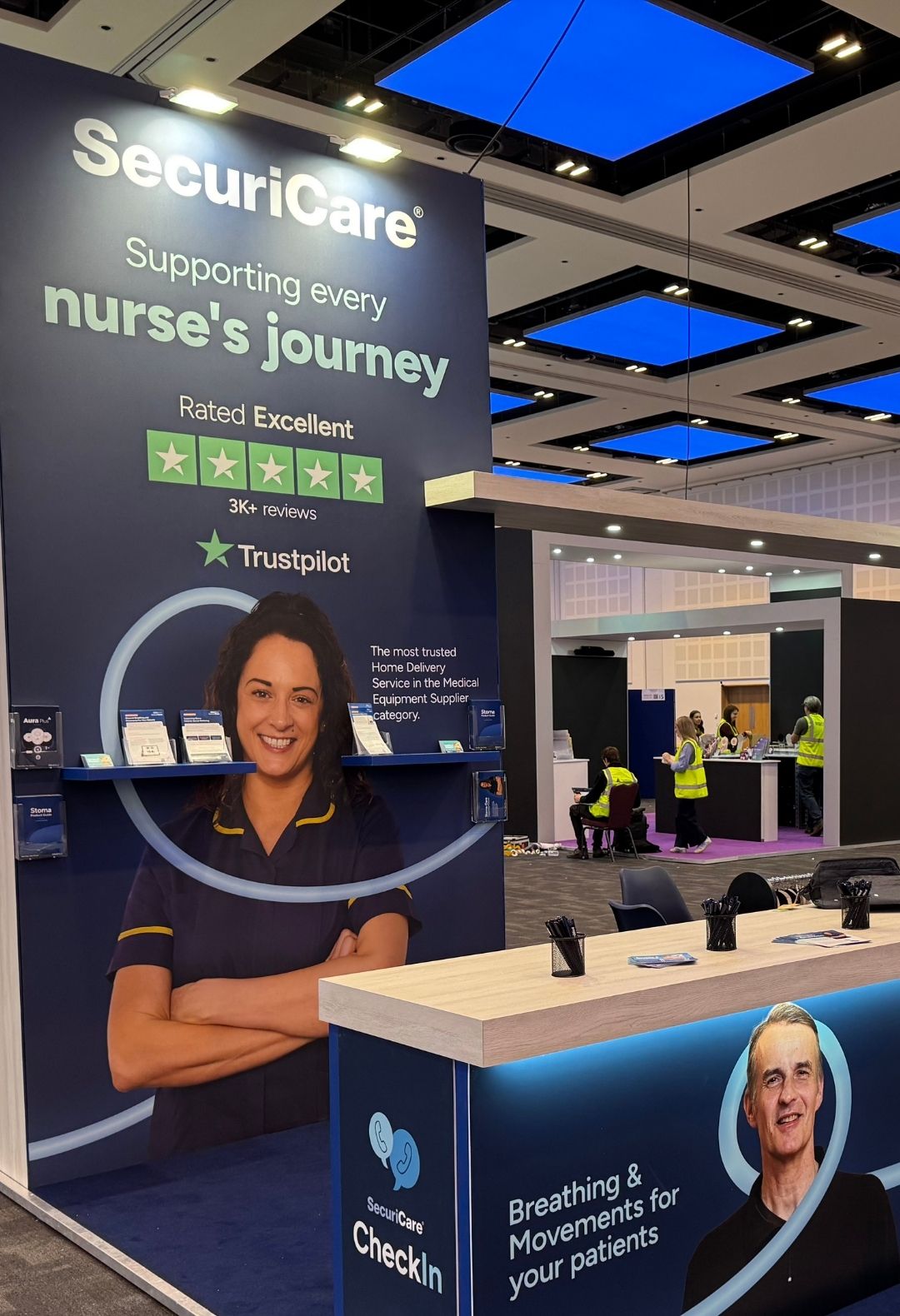 Photo of our booth at ASCN 2025.