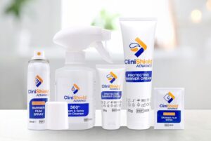 Image of the full CliniShield Advance range