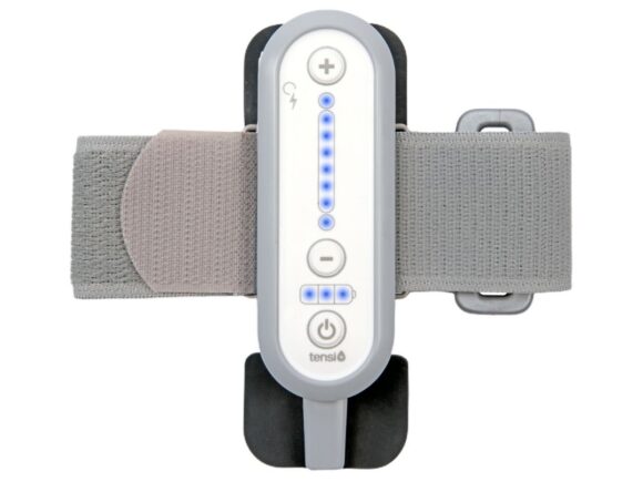 Photo of Tensi+ turned on with lights displaying