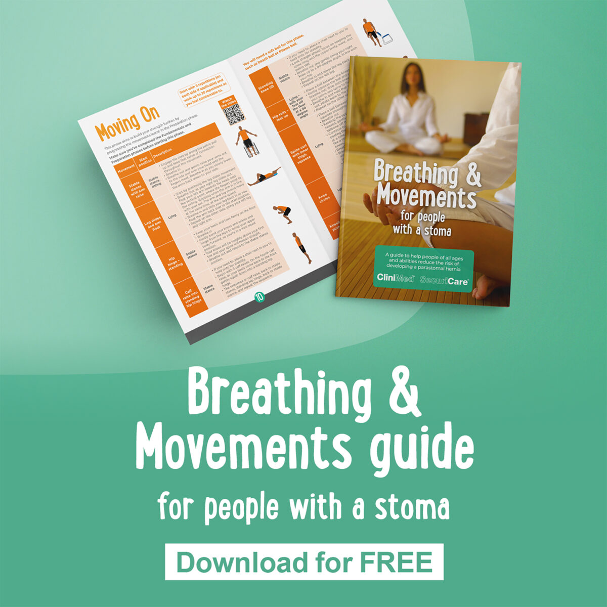 front cover of breathing and movements guide