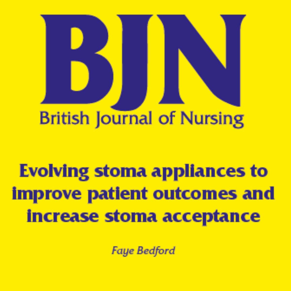 british journal of nursing article front page